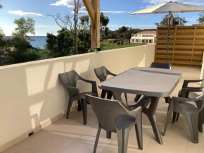 Résidence Marina di Bravone - appartement 6 personnes Vue Mer 1er étage N93-94